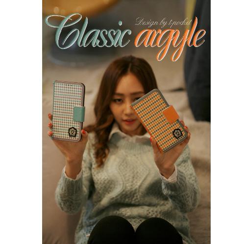 t-pocket ClassicArgyle wallet type Design case