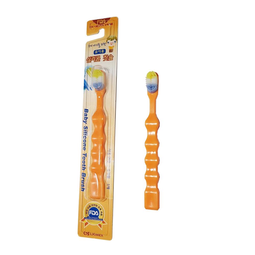 Lki panda Silicone Toothbrush for Toddler 4 pcs