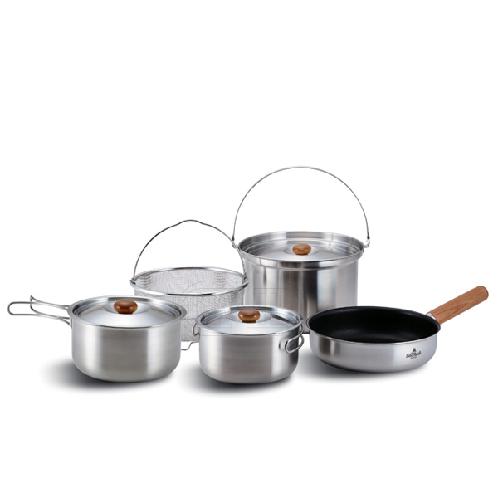 Portable Pots | Portable stainless Pots	,All tri ply cookware,Outdoor stainless cookware