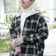 full image JOGUNSHOP’s Flannel Hood Shirt Jacket