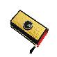 full image Purity Gold plate/leather  Zip your wallet