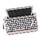 full image Penna keyboard white chrome keycap solid color