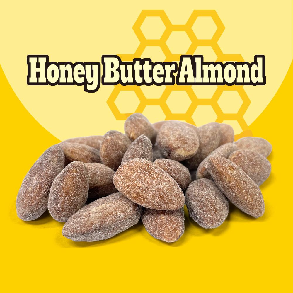 Murgerbon Honey Butter Almonds,Korean Snacks, Healthy Snacks, Office, School, Work, Mini Size 10g
