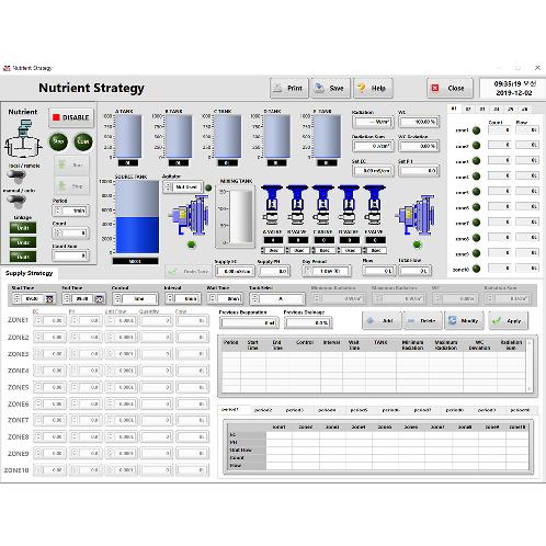 Nutrient Supply Management Software