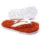 detail image2 Costa Coil Beach Sandal Women's Men's Summer Casual Flip Flop Slipper Made of PVC Coil Mat - Orange