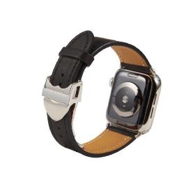 [SONAMU] Apple watch leather band - Bijou_Black