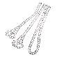 full image Silver embroidery crafted Scarf Necklaces : K151