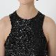 detail image3 Korean knit shinny animal pattern mini dress ( EM-007 )