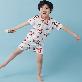 detail image1 Rocket Penguin; 21SS kids Organic Short Sleeves Jacquard