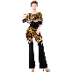 detail image4 Leopard print set pants