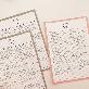 detail image1 Half line note with a siot bear without bond and detachable per page (Pink)