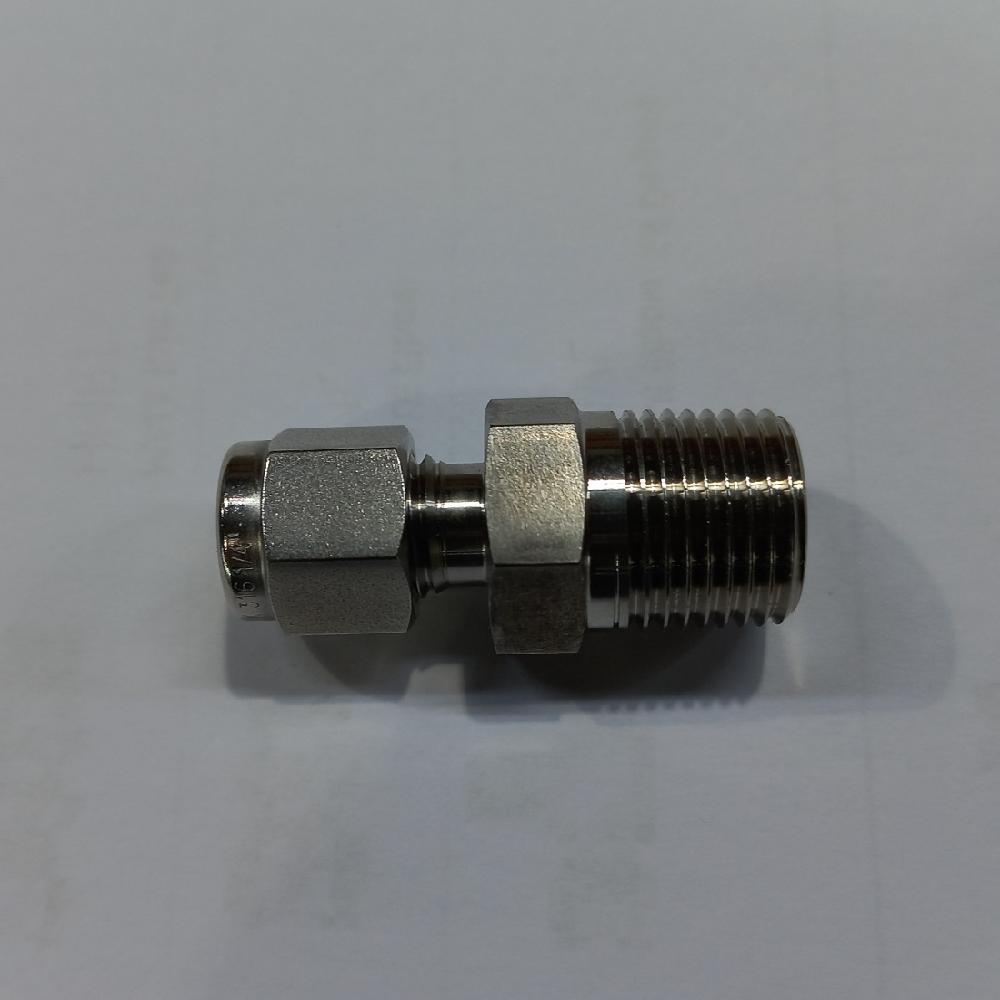 MALE CONNECTOR 1/4 OB  3/8 NPT  (LOK-FITTING)