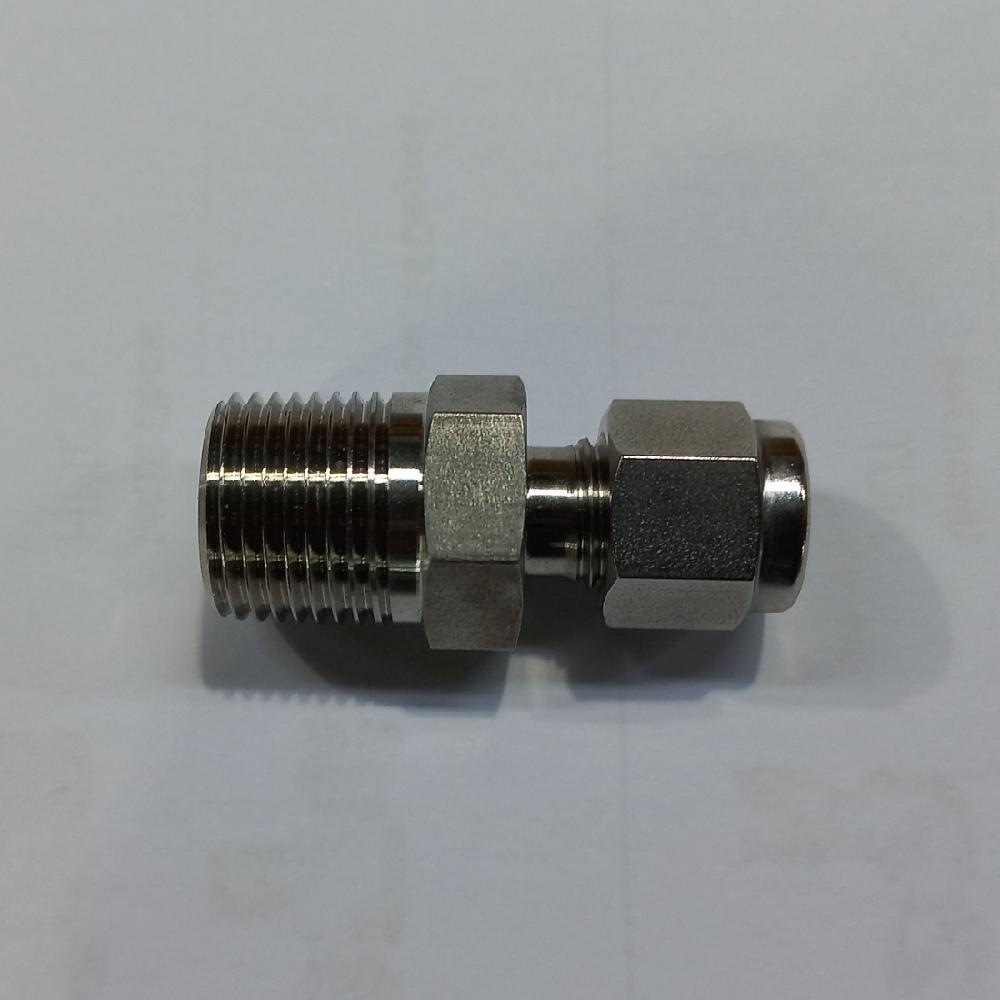 MALE CONNECTOR 1/4 OB  3/8 NPT  (LOK-FITTING)