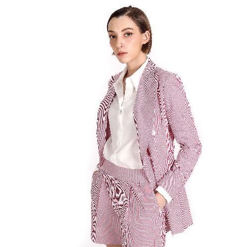 SEERSUCKER STRIPE DOUBLE SUIT