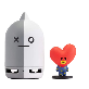 full image BT21 Official BTS Friends Duo Bluetooth Stereo Speaker & Figure Set (Speaker Van + Figure TATA)