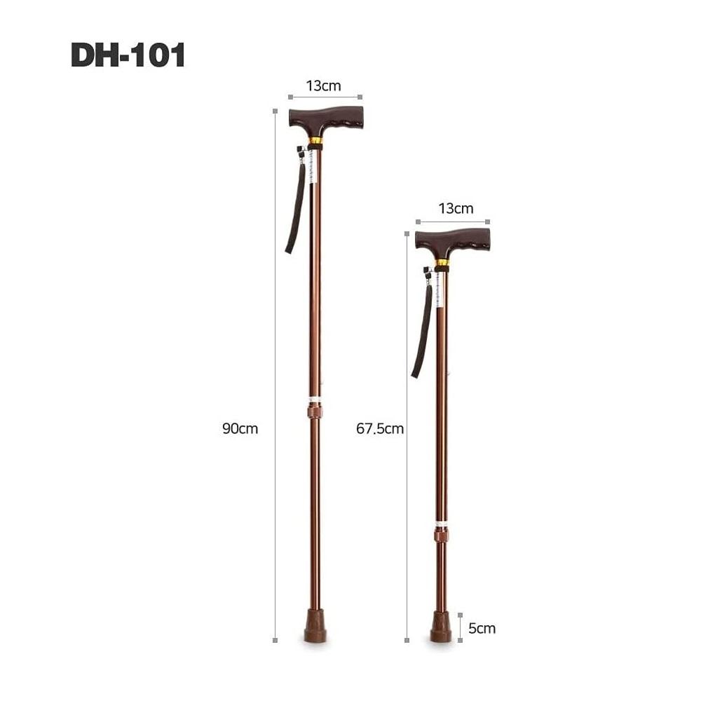 P&K Walking Cane – 10 Step Adjustable Cane, Lightweight