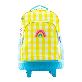 detail image2 oddbi Happy Check LED Trolley Bag - gray
