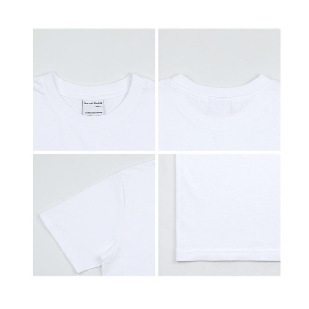 color T-shirt Black