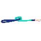 full image Colorblock Waterproof Leash For Dog Training