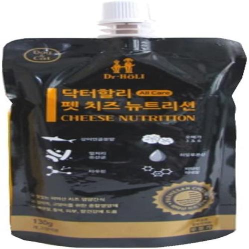 Dr.Holi Pet Daily Cheese Nutrition All Care Supplement(4.58ozX10EA) - Gel&Pouch Type, No Preservativ