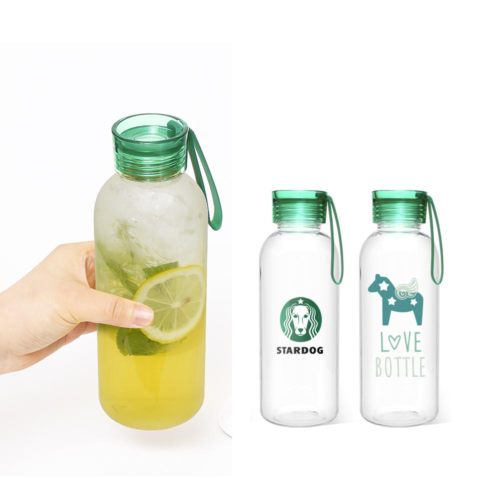 New Bio Ecozen Plastic Water Bottle with handle lid OEM made in Korea - 500ml