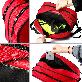 detail image1 IZEALPRO Double Compartment Shoe Bag Two-Tone and with 2 zippered ones(Red, Blue)
