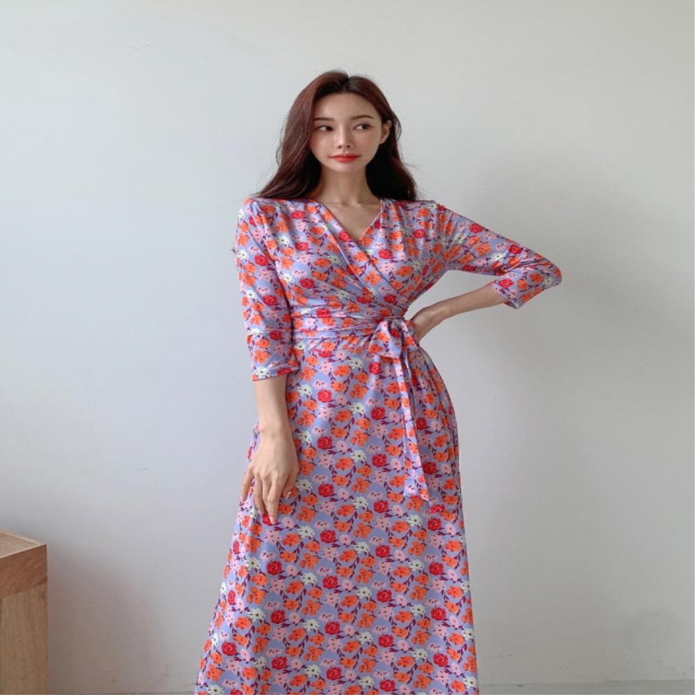 WRAP ME IN Women's Yangban Wrap Dress