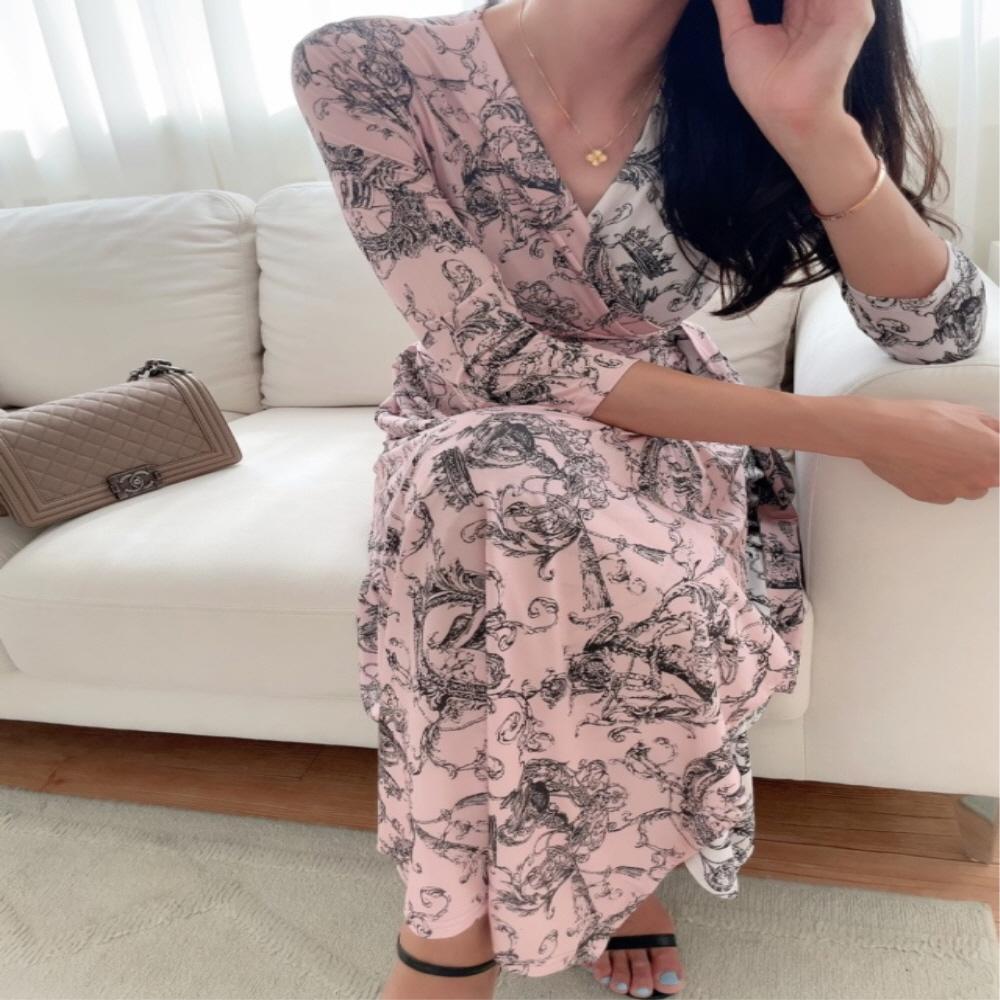 WRAP ME IN Women's Yangban Wrap Dress