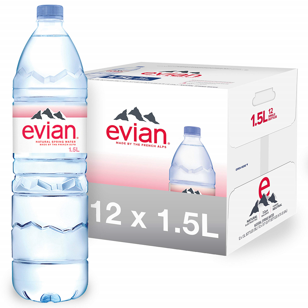 evian mineral water