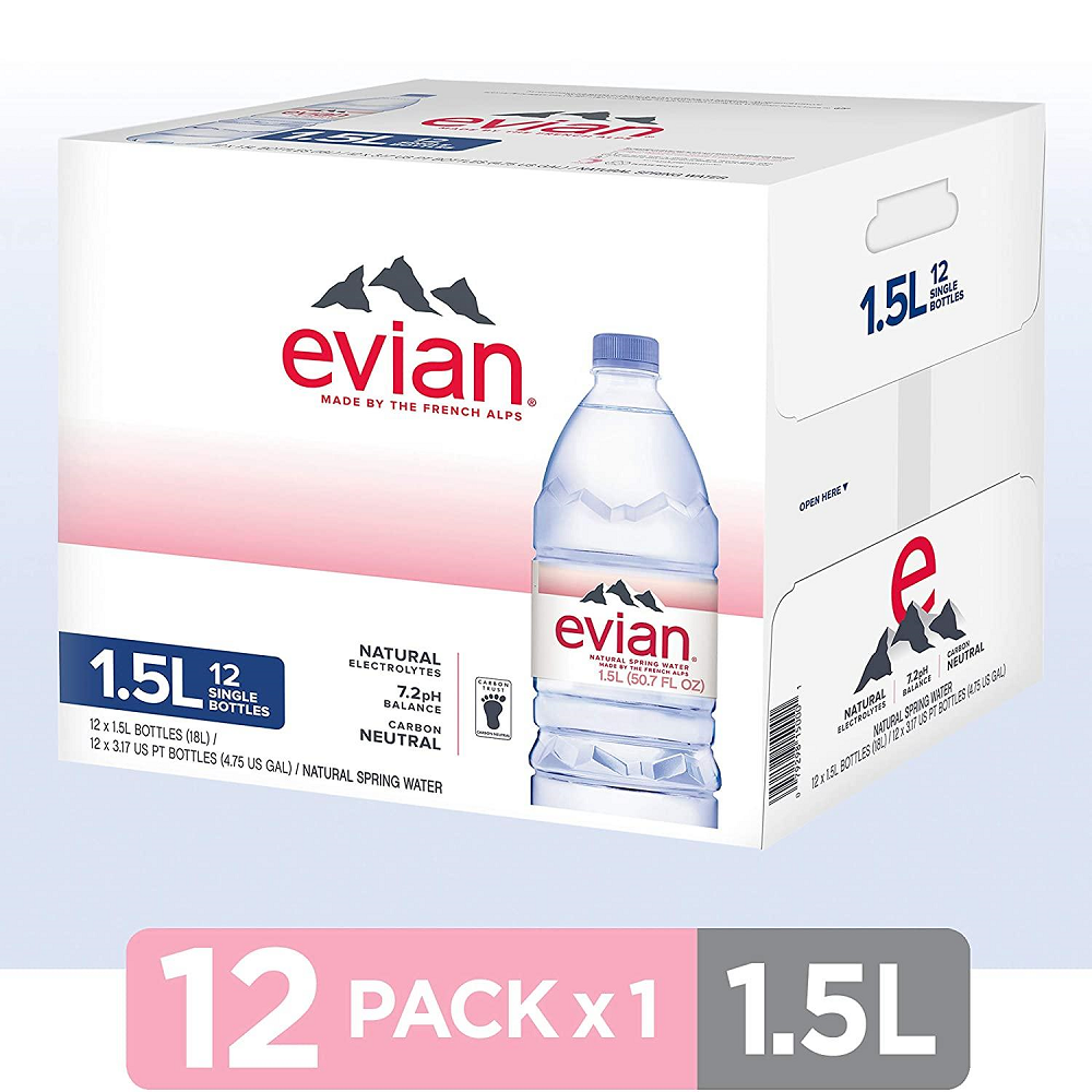 evian mineral water