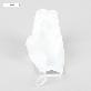 detail image3 KF94 Fish type(3D) Masks for Adult, 4 Layer Protective Face Mask/White