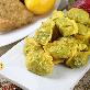 detail image2 Yellow Japchae Dumplings [made of Soybean protein, tofu, seaweed calcium]