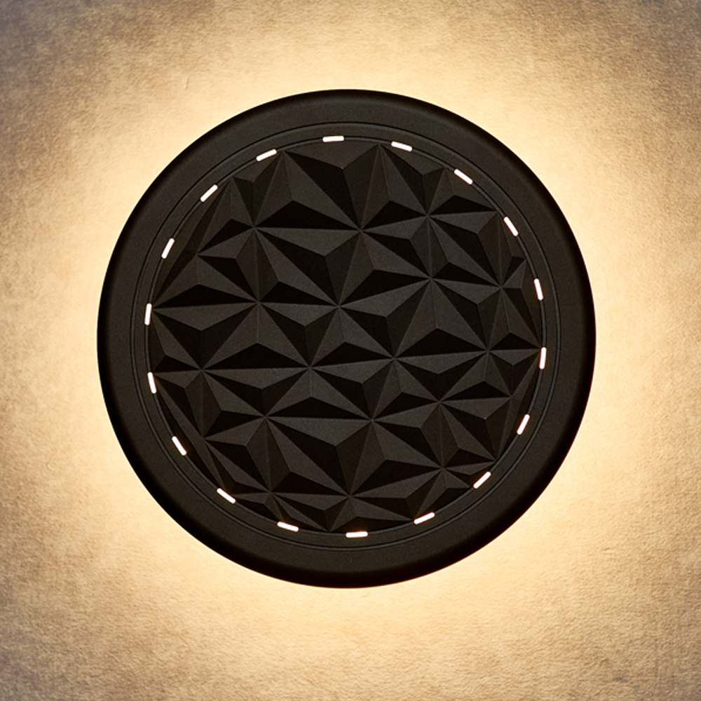 DAVCH Modern Circle Wall lights for bedroom, bathroom, stairway, and living room, Touch Light