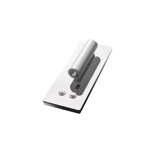 AVCH Rectangle Two Switch Wall lights for bedroom, bathroom, stairway, and living room, USB Charger
