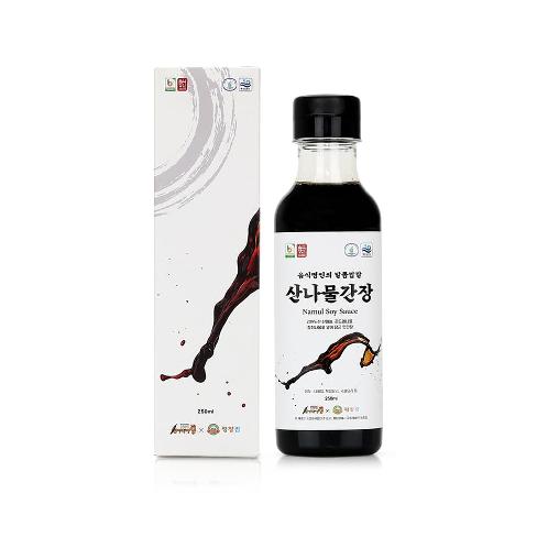 Pyeongchang Namul Soy Sauce 산나물간장 250ml/8.45fl.oz.
