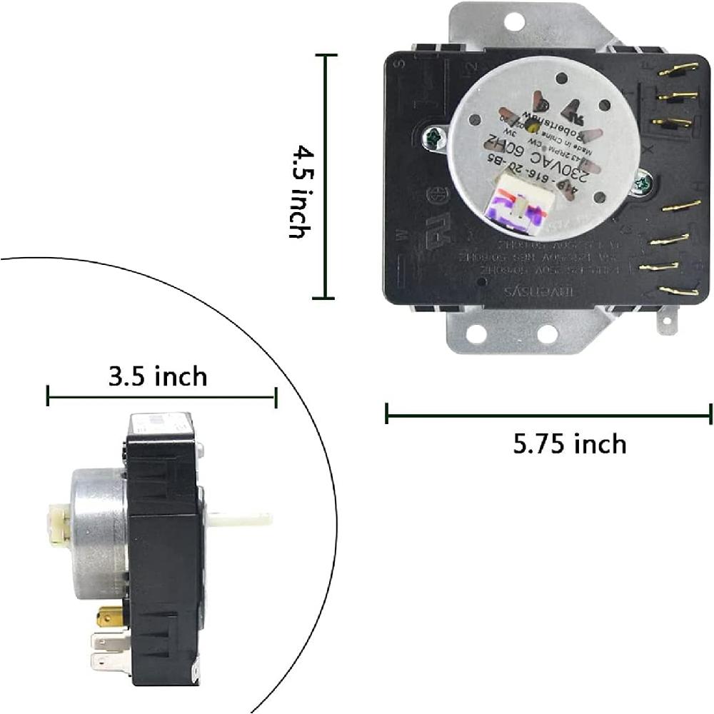 W10185976 New OEM Produced for Whirpool Kenmore Dryer Timer Replacement Part