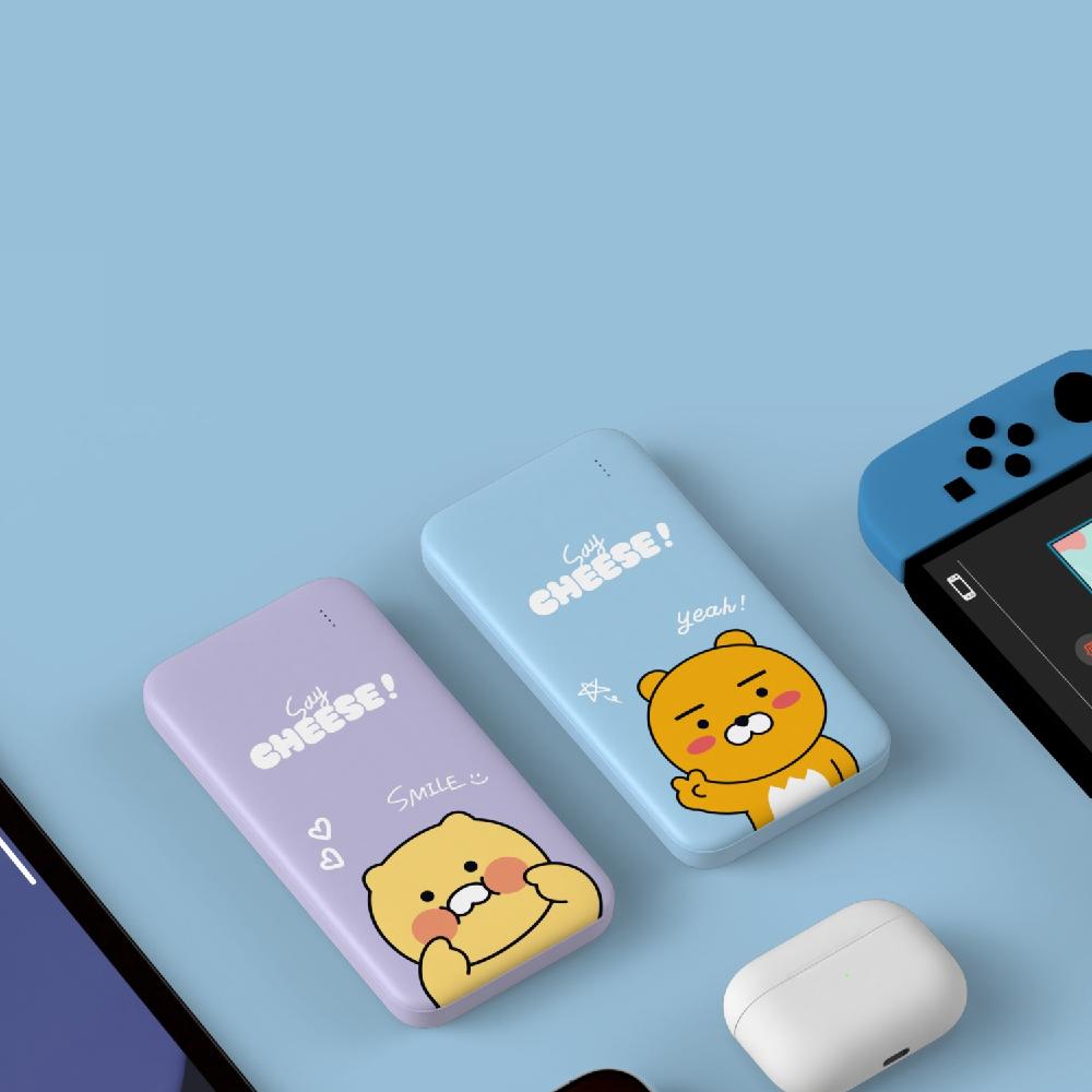 Kakao Friends Edition 10000mAh Original Mini Slim Portable Fast Charging Power Bank