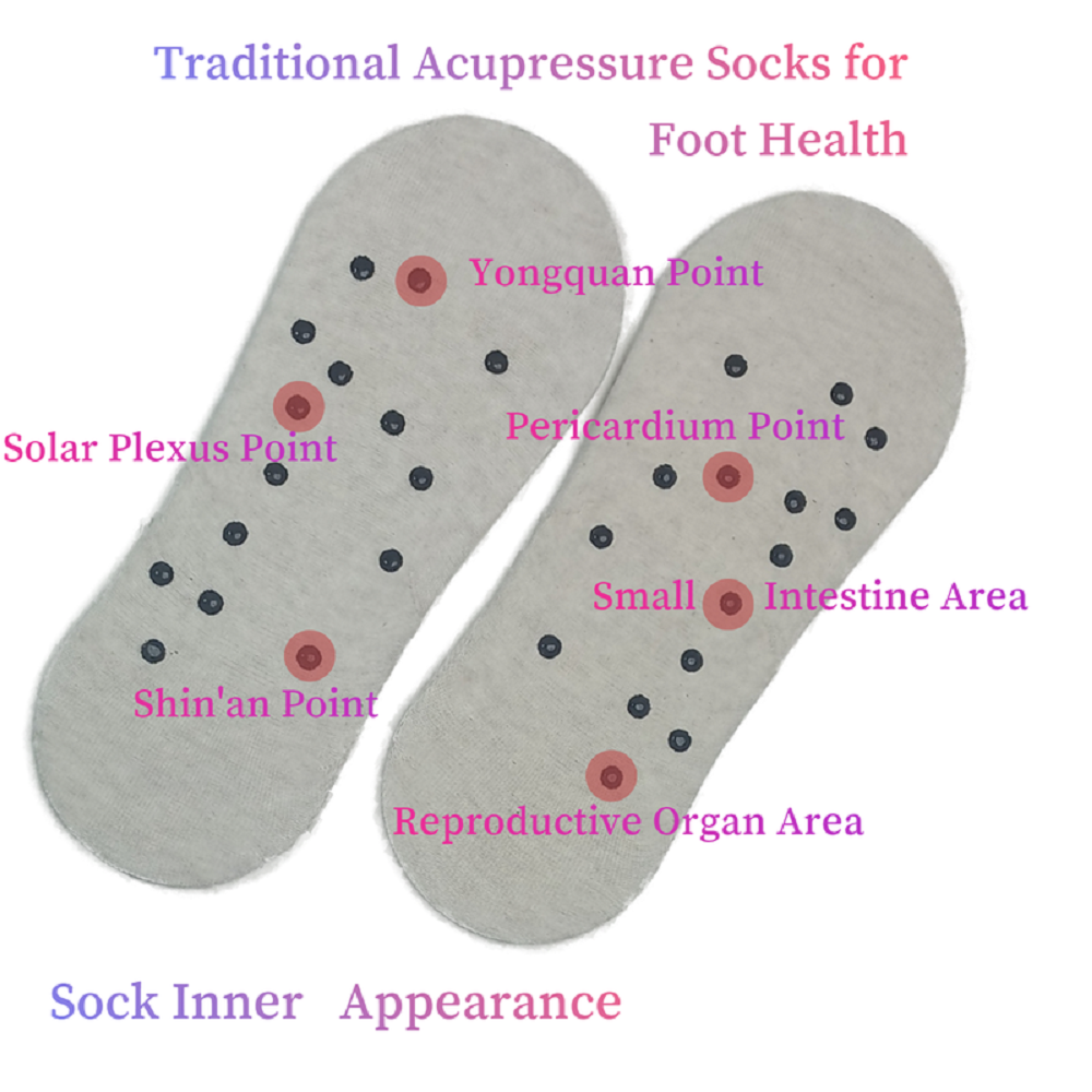 Graphene Far Infrared Acupressure Short Socks