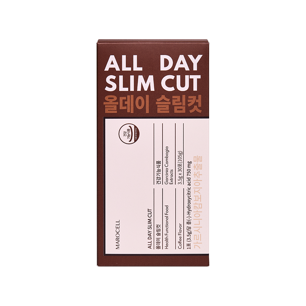Marocell All day slim cut (cofee/ Grapefruit & Black Tea/Shine muscat), HCA, healthy diet supplement