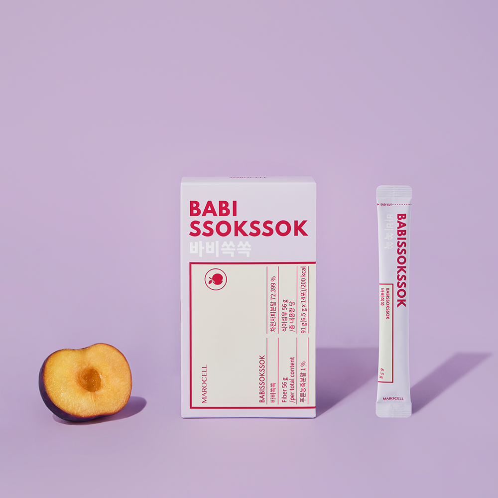 MAROCELL BABISSOKSSOK Digestive Health Fiber Pills – Psyllium Husk + Probiotics Blend for Regularity